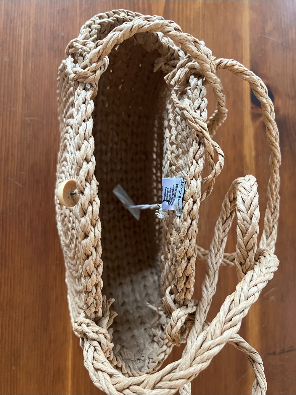 Rhythm Straw Tiki Beach Bag - Picture 4 of 9